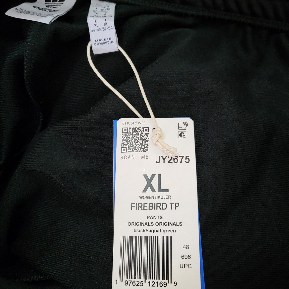 Adidas originals Firebird track pants Womens size L XL BLACK - Picture 4 of 9
